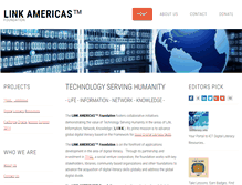 Tablet Screenshot of linkamericas.org
